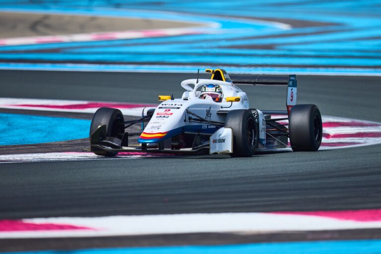 1st May 2026. #9 Tatuus F4 T-421 of Thomas Strauven (GRIFFIN CORE) single-seater car leans into a high-speed corner, tires gripping the track edge as the driver focuses through the turn.. Credit: Craig Allan-McWilliams
