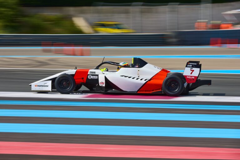 1st May 2026. #7 Tatuus F4 T-421 of C. EL FEGHALI (DRIVEX) single-seater races through a high-speed corner, its driver focused as the car leans into the turn under clear daylight conditions.. Credit: Craig Allan-McWilliams