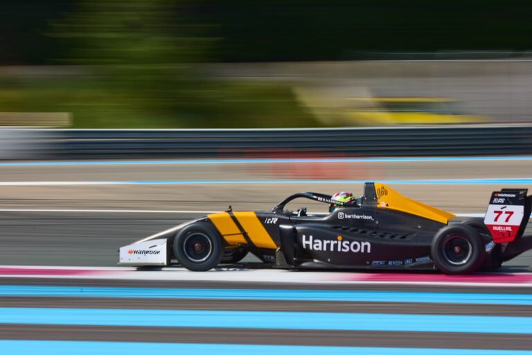 1st May 2026. #77 Tatuus F4 T-421 of Bart Harrison (DOUBLE R) single-seater races through a high-speed corner, driver focused as the car leans into the turn under full throttle.. Credit: Craig Allan-McWilliams