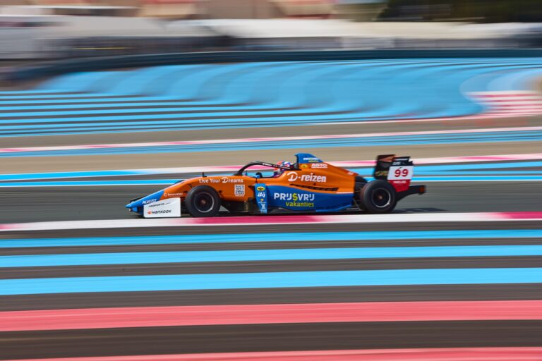 1st May 2026. #99 Tatuus F4 T-421 of Rene Lammers (MP MOTORSPORT) single-seater races through a high-speed corner, its motion blur emphasizing velocity and precision on the circuit.. Credit: Craig Allan-McWilliams