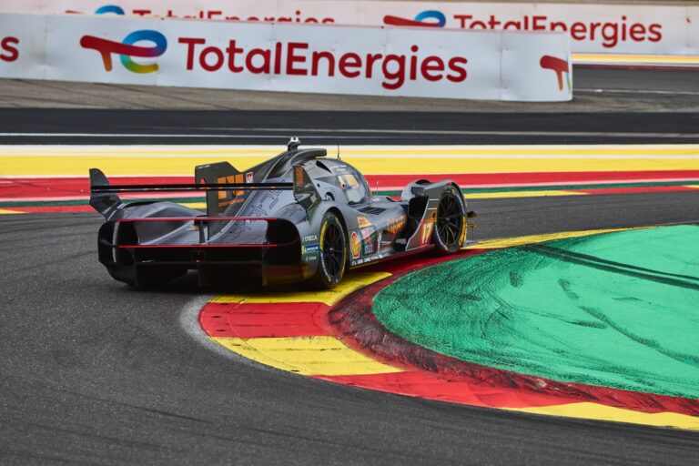 Spa, Belgium, 7th May 2026. 2026 FIA World Endurance Championship 6 Hours of Spa-Francorchamps at Circuit Spa-Francorchamps in Spa. #17 Genesis GMR-001-Hypercar of André LOTTERER (GER) and Luis Felipe DERANI (BRA) and Mathys JAUBERT (FRA) (GENESIS MAGMA RACING) Hypercar attacks a fast sweeping corner during Free Practice 2. Credit: Craig Allan-McWilliams
