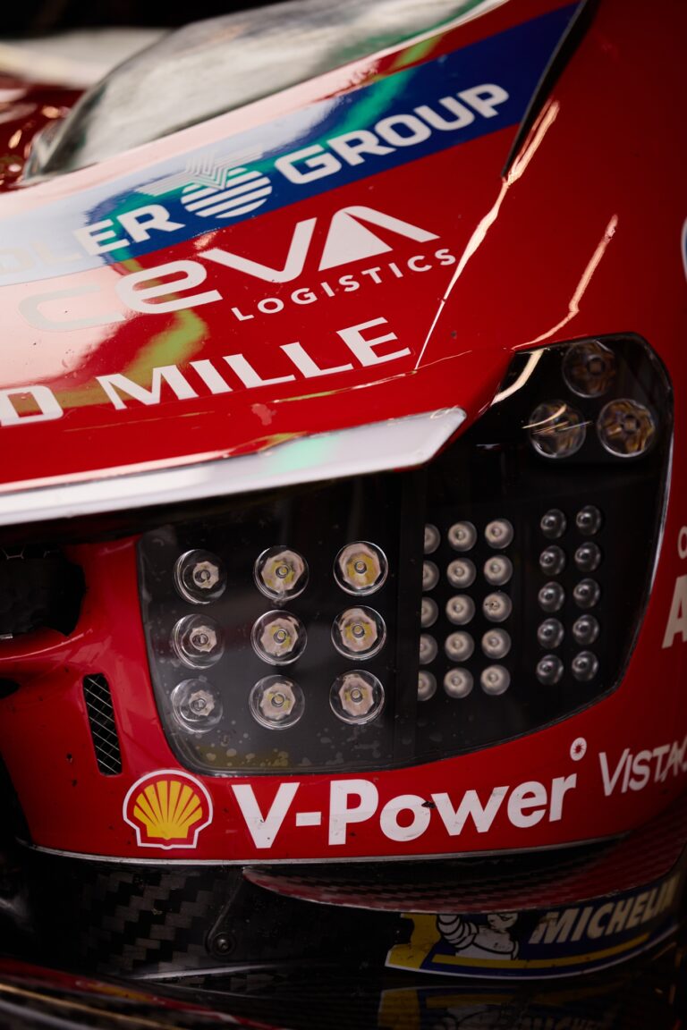 Spa, Belgium, 7th May 2026. 2026 FIA World Endurance Championship 6 Hours of Spa-Francorchamps at Circuit Spa-Francorchamps in Spa. #50 Ferrari 499P of Antonio FUOCO (ITA) and Miguel MOLINA (ESP) and Nicklas NIELSEN (DEN) (FERRARI AF CORSE) Hypercar entry remains stationary during the pit walk. Credit: Craig Allan-McWilliams