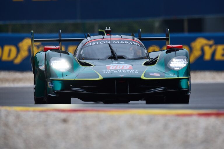 Spa, Belgium, 8th May 2026. 2026 FIA World Endurance Championship 6 Hours of Spa-Francorchamps at Circuit Spa-Francorchamps in Spa. #009 Aston Martin Valkyrie of Alex RIBERAS (ESP) and Marco SØRENSEN (DEN) (ASTON MARTIN THOR TEAM) accelerates along the straight during Free Practice 3. Credit: Craig Allan-McWilliams