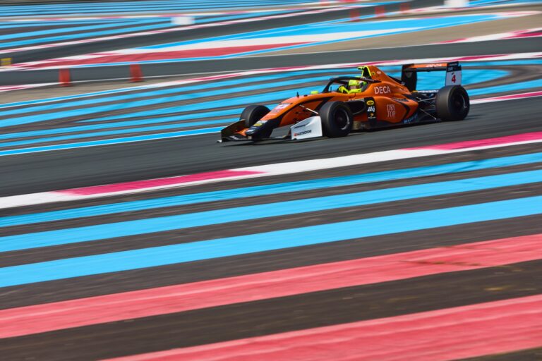 1st May 2026. #4 Tatuus F4 T-421 of Ean Eyckmans (MP MOTORSPORT) single-seater races through a high-speed sweep, leaning into the corner with precision as the track’s painted runoff zones blur past.. Credit: Craig Allan-McWilliams
