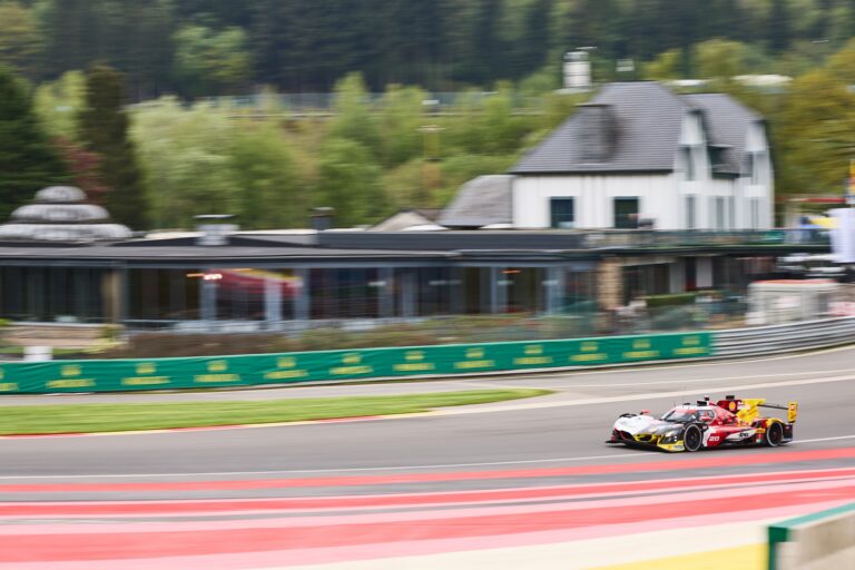 Spa, Belgium, 7th May 2026. 2026 FIA World Endurance Championship 6 Hours of Spa-Francorchamps at Circuit Spa-Francorchamps in Spa. #20 BMW M Hybrid V8 of Robin FRIJNS (NED) and René RAST (GER) and Sheldon VAN DER LINDE (RSA) (BMW M TEAM WRT) Hypercar pushes through a fast sweeping corner during Free Practice 1. Credit: Craig Allan-McWilliams