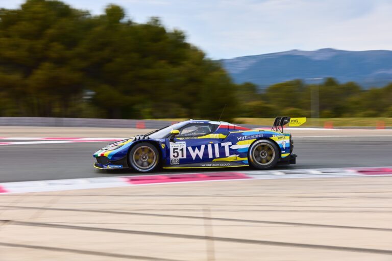 2nd May 2026. #51 Ferrari 296 GT3 Evo of Alessandro COZZI (MON) and Eliseo DONNO (ITA) (AF CORSE) GT3 machine leans into a high-speed corner, its rear wing slicing through the air as it carves a precise line along the track’s edge. Credit: Craig Allan-McWilliams