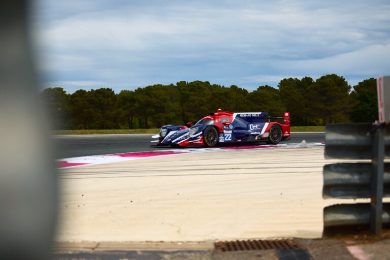 3rd May 2026. Winners of the 2026 EUROPEAN LE MANS SERIES 4 HOURS OF LE CASTELLET LMP2 - #22 Oreca 07 - Gibson of Griffin PEEBLES (AUS) and Grégoire SAUCY (SUI) and Benjamin HANLEY (GBR) (UNITED AUTOSPORTS). Credit: Craig Allan-McWilliams